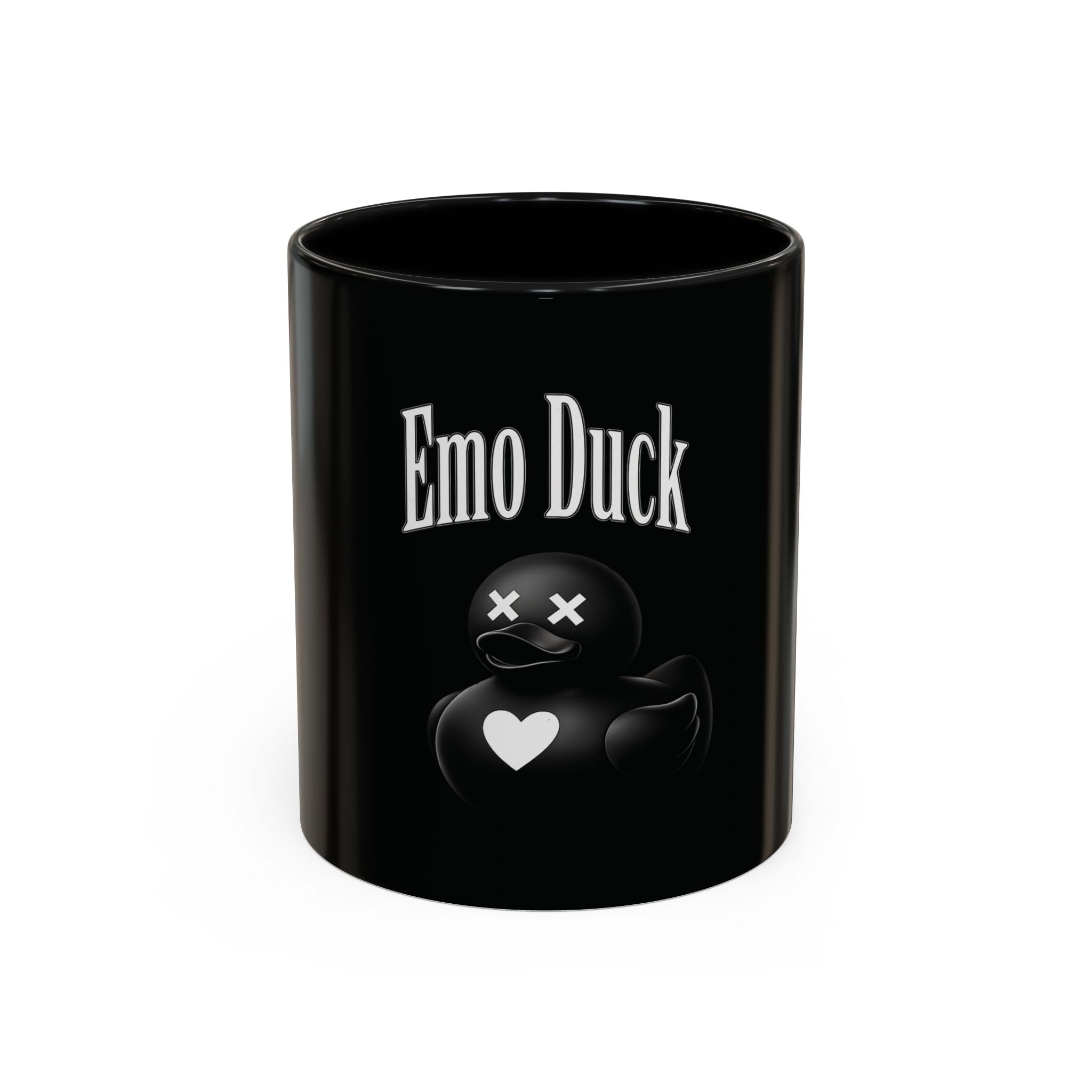 Emo Duck Accent Coffee Mug (11, 15oz)