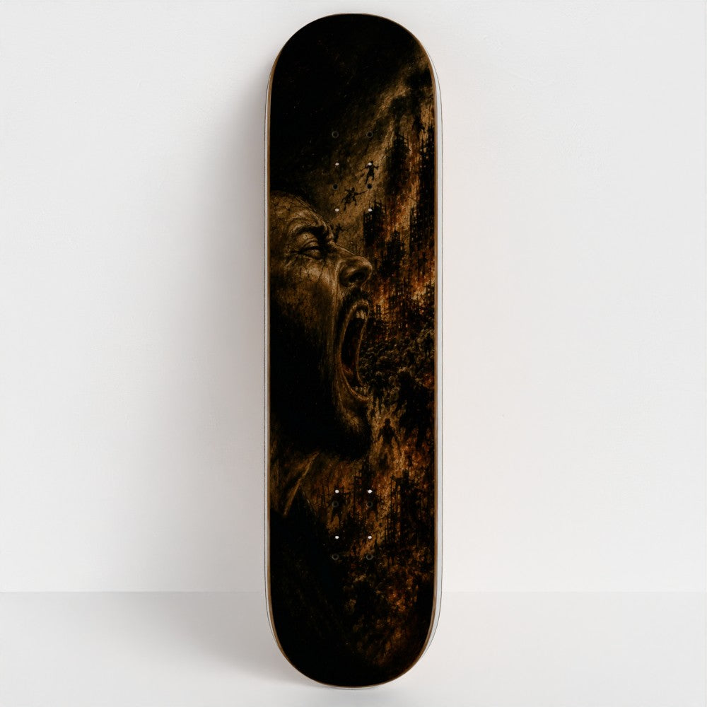 Custom Skateboard Deck - Just Breath